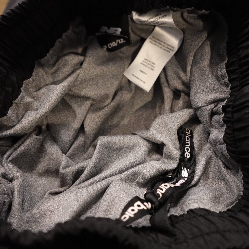 New Balance Youth Lined Jogger Pants Black Size M (10/12) Athletic Fit - Picture 13 of 14